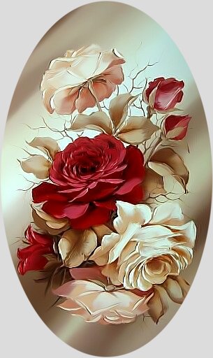 Розы. - живопись., картина, розы, цветы - оригинал