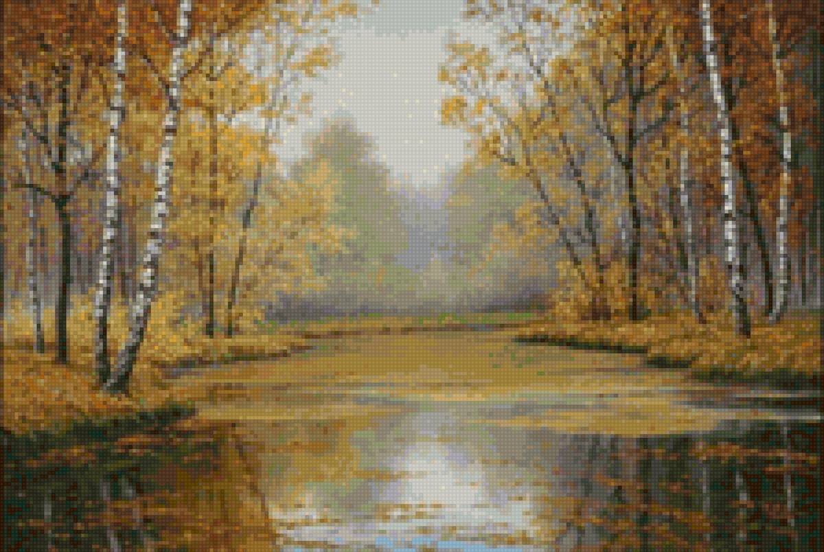 Осень. - осень, озеро. - предпросмотр