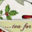 Предпросмотр схемы вышивки «Чашечки и ароматные травы.» (№1955414)