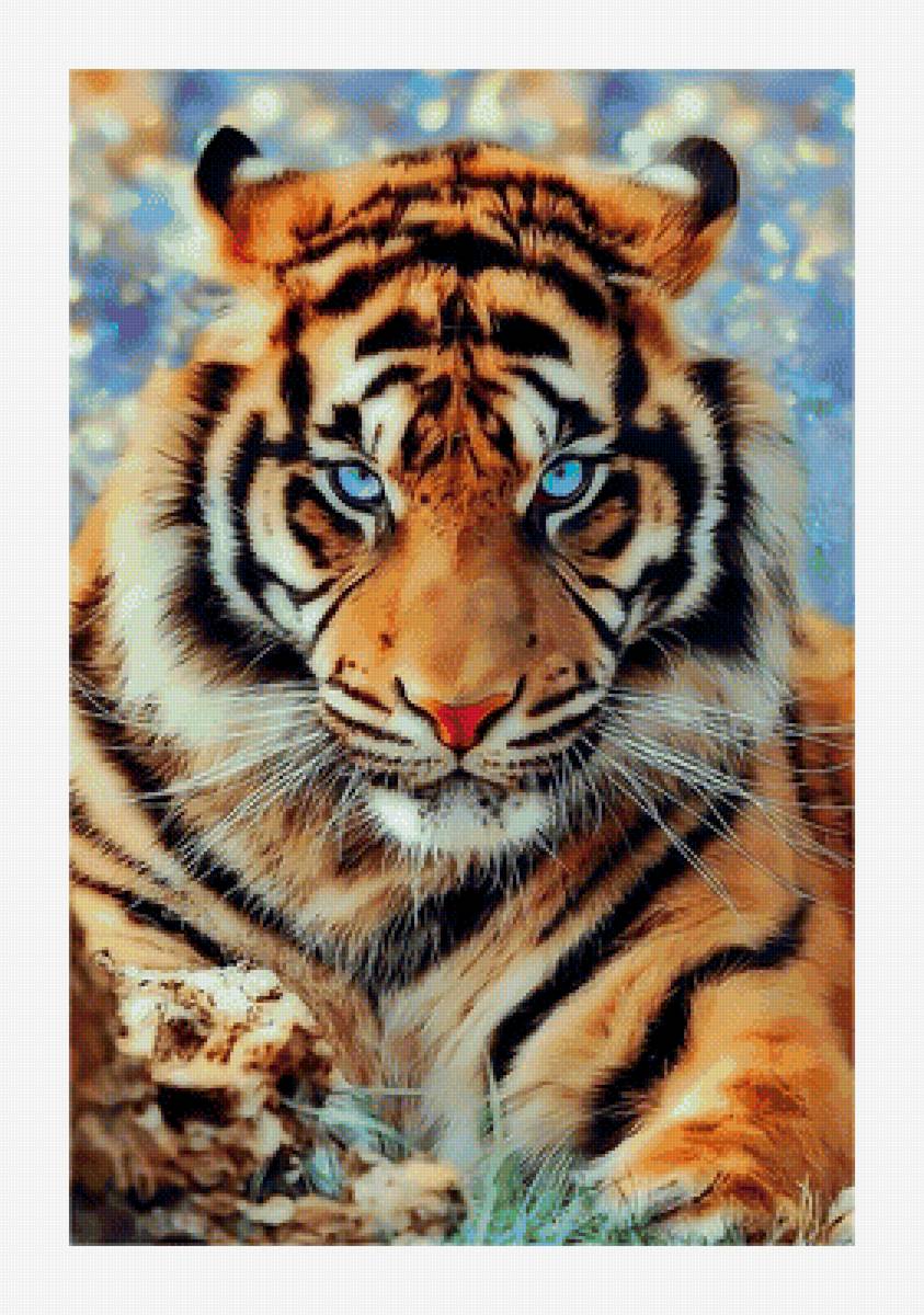 Тигр2. - тигр, животные., хищник - предпросмотр