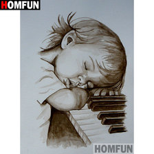 Схема вышивки «малышка спит»