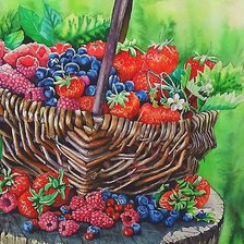 Схема вышивки «акварель»