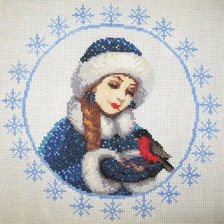 Оригинал схемы вышивки «Снегурка» (№1957223)