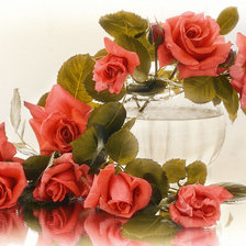 Схема вышивки «розы»