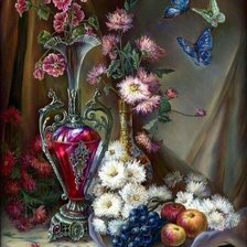 Схема вышивки «натюрморт»