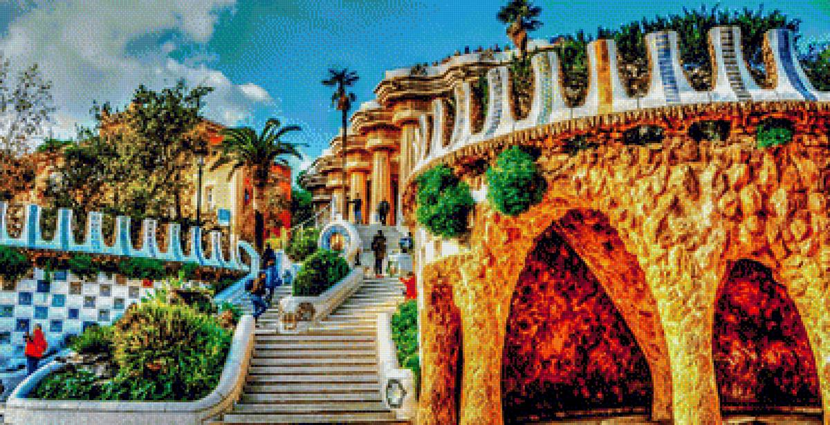 Park Güell Barcelona, Catalonia. - scenarys.people. - предпросмотр