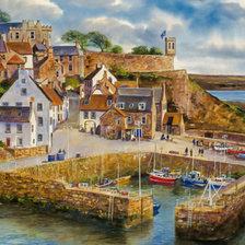 Port in Scotland.