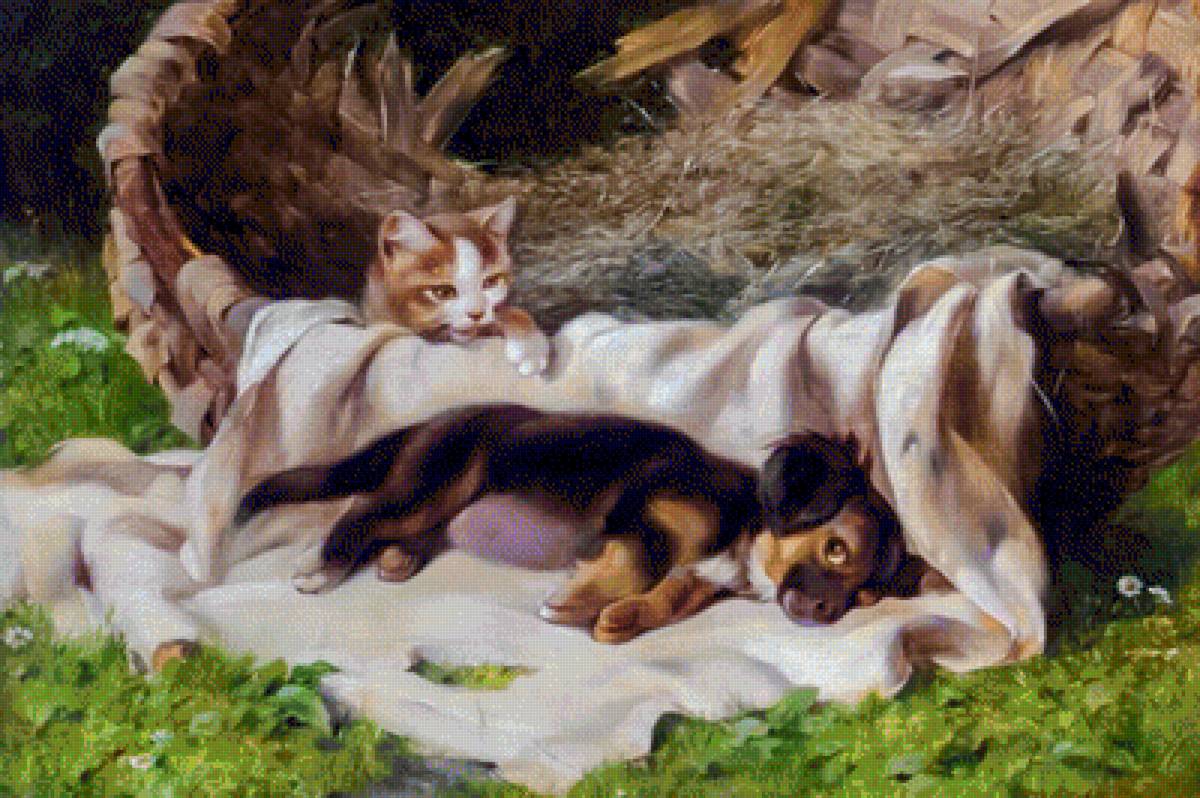 The Two Friends. - scenarys.animals. - предпросмотр