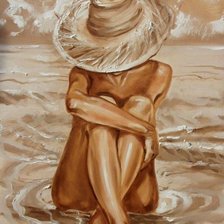 Схема вышивки «Donna cream»