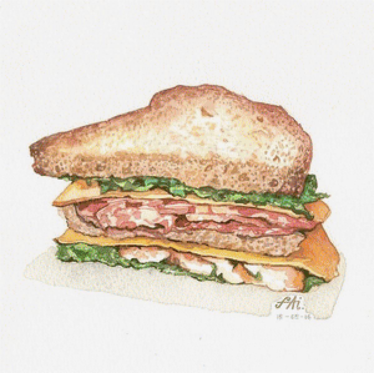 СЕНДВИЧ - фаст-фуд - предпросмотр