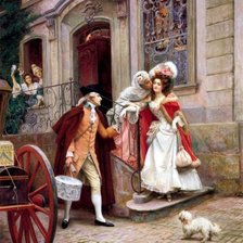 Схема вышивки «проводы дамы»