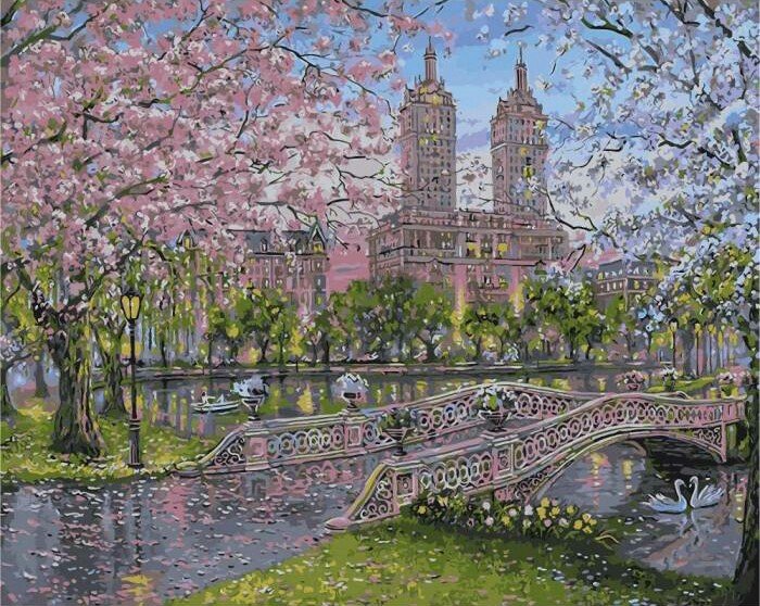 Вълшебен парк - пейзаж - оригинал