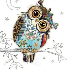 Оригинал схемы вышивки «Сова» (№1958838)