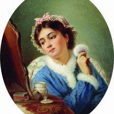 Схема вышивки «девушка»