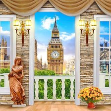 Лондон из окна