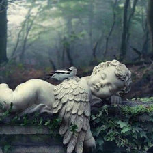 Схема вышивки «спящий ангел 1»