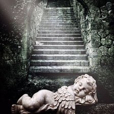 Схема вышивки «Спящий ангел 2»