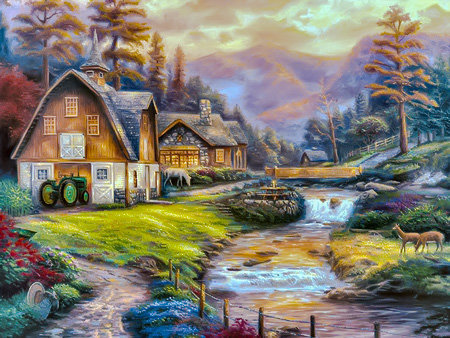 Appalachian Trail- - chuck pinson painter.landscapes.animals. - оригинал