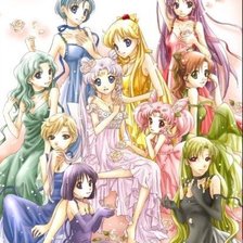 Схема вышивки «Sailor Moon»