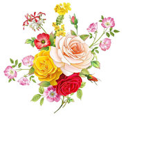 Схема вышивки «цветы»