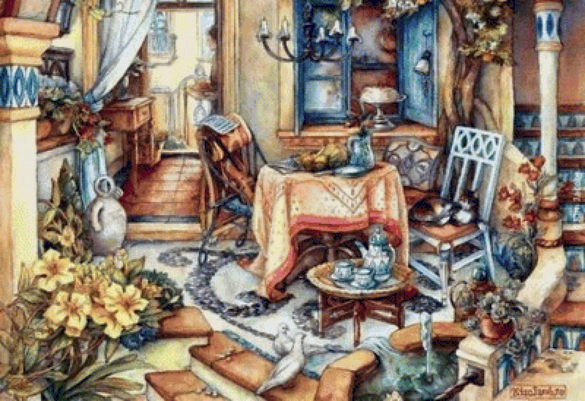 ЧАЙ НА ТЕРАССЕ - интерьер - предпросмотр