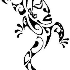 Схема вышивки «Ящерка»