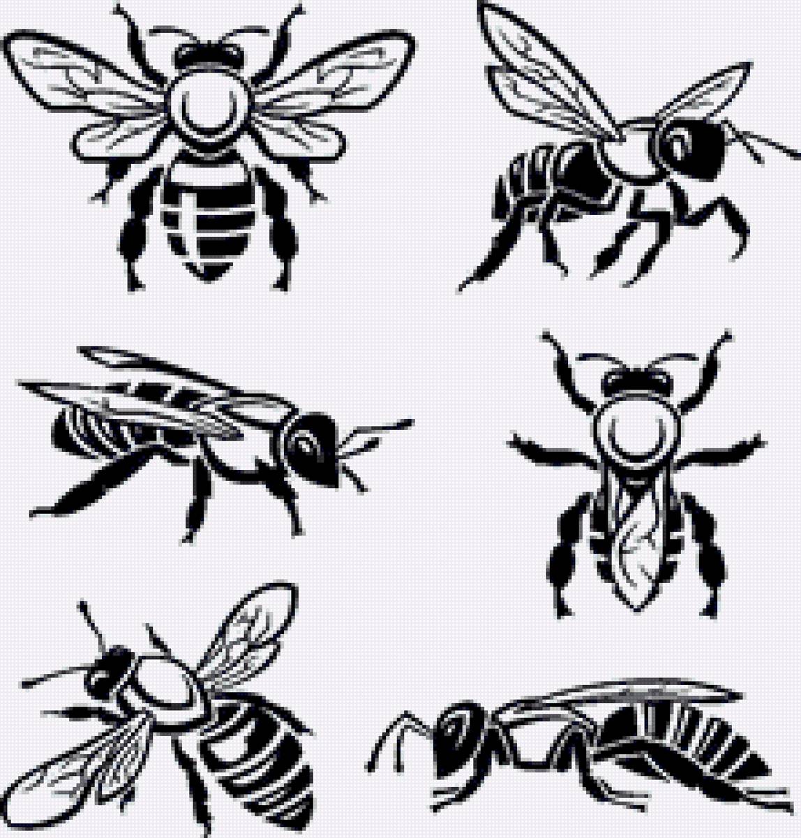 графика - монохром, графика - предпросмотр