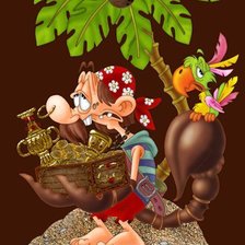 Схема вышивки «скорпион»