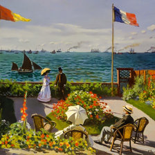 Garden at Sainte-Adresse.