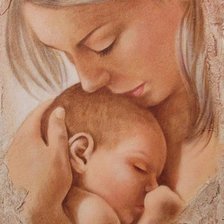 Схема вышивки «Mother»