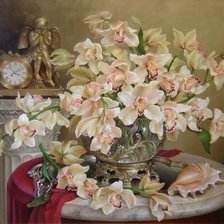 Схема вышивки «великолепие орхидей»