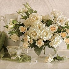 Схема вышивки «розы»