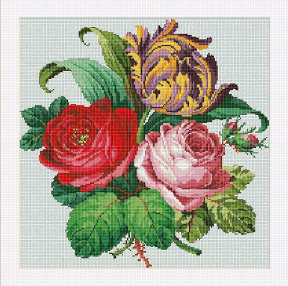 Роза - подушки - предпросмотр