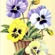 Схема вышивки «цветы»