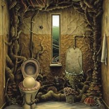 Схема вышивки «ТУАЛЕТНАЯ КОМНАТА.ЯЦЕК ЙЕРКА»