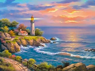 Lighthouse. - seascapes. - оригинал
