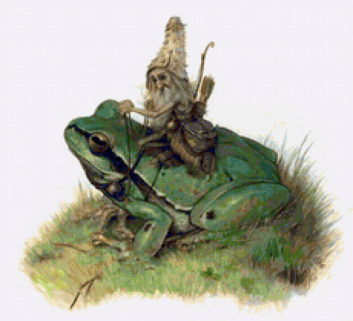 лягушка - эльф, лягушка - предпросмотр