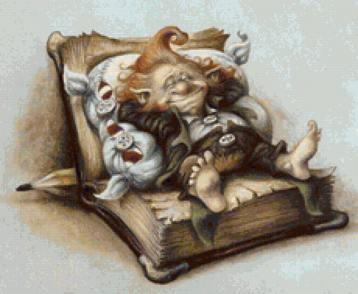 лень - подушка, гном - предпросмотр