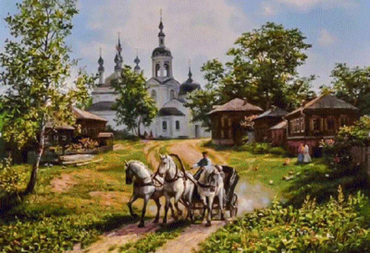 Moscow Settlement. - mikhail satarov paintings.scenarys.people.animals. - предпросмотр