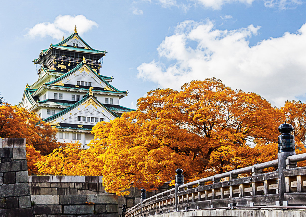 Замок Осака и Токио