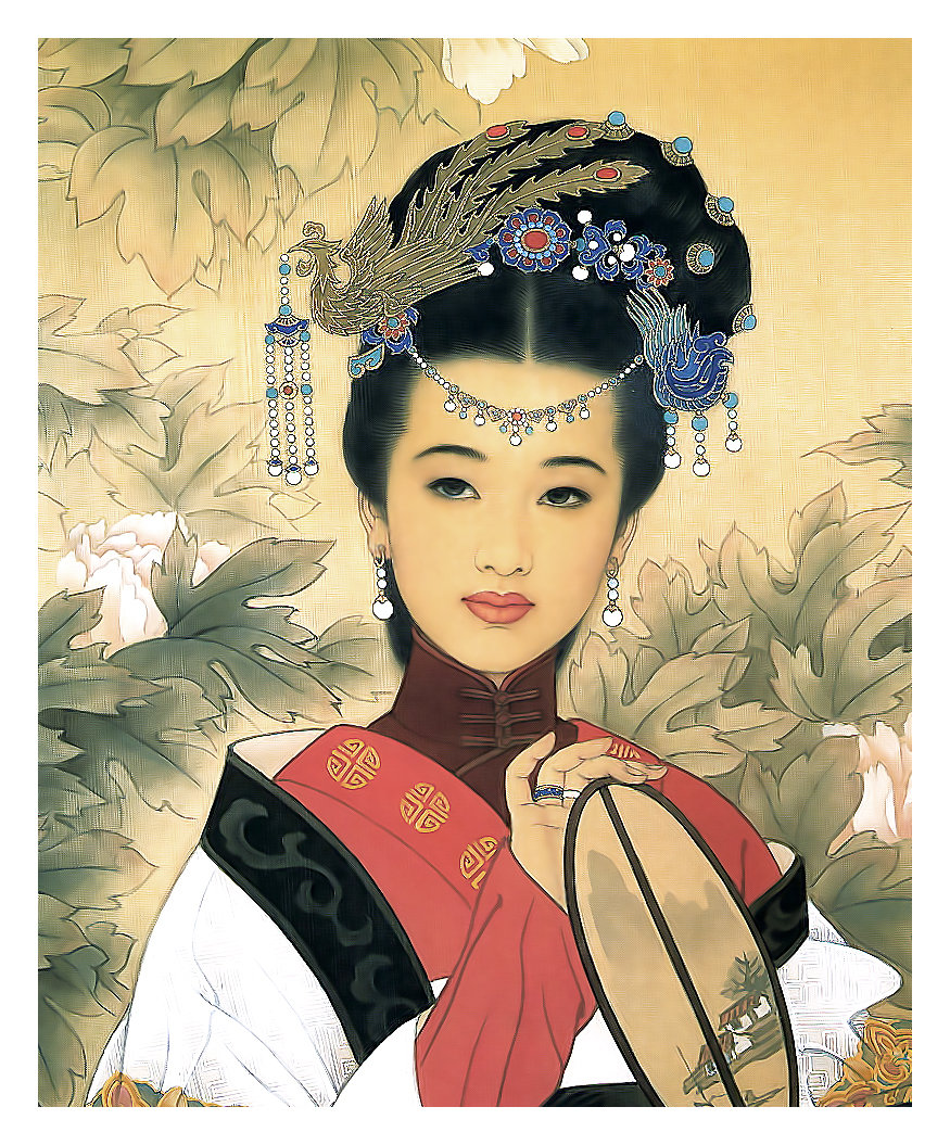 Серия "Азия" - китаянка, девушка, азиатка, портрет - оригинал