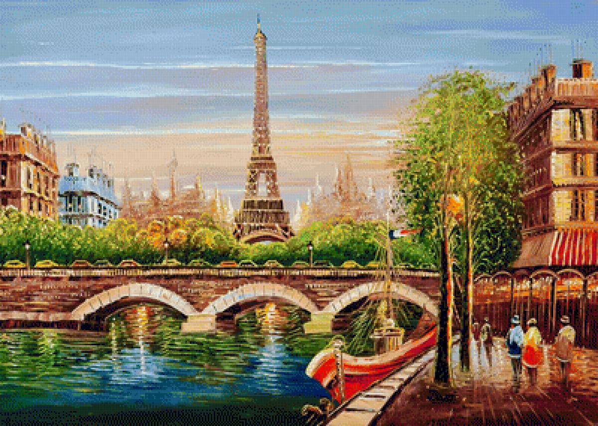Paris. - jin park art.scenarys.cityscapes. - предпросмотр