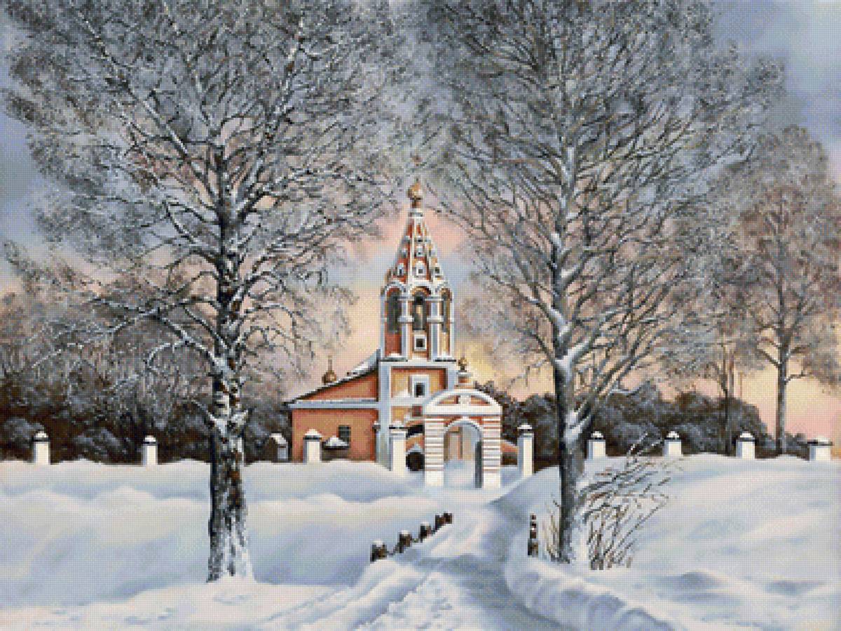 №1966341 - зима, пейзаж - предпросмотр