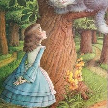 Схема вышивки «Алиса в стране чудес»