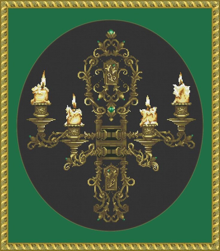 свечи - подсвечник - оригинал