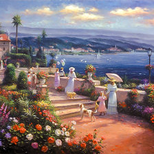 Схема вышивки «Seaside View.»