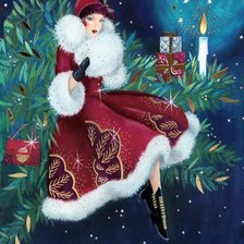 Схема вышивки «Новогодняя»