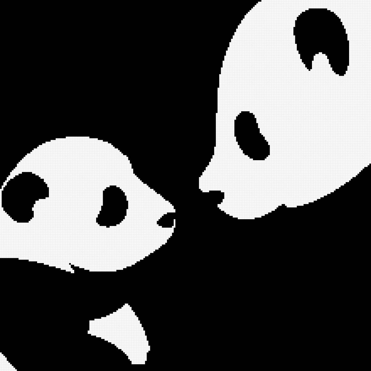 Панда мама и ребенок - мама, ребенок, белый, черный, защита, любовь, панда, панды - предпросмотр