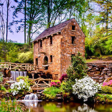 Spring Around the Old Mill.