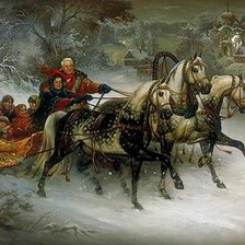 Схема вышивки «Федоскинские миниатюры»